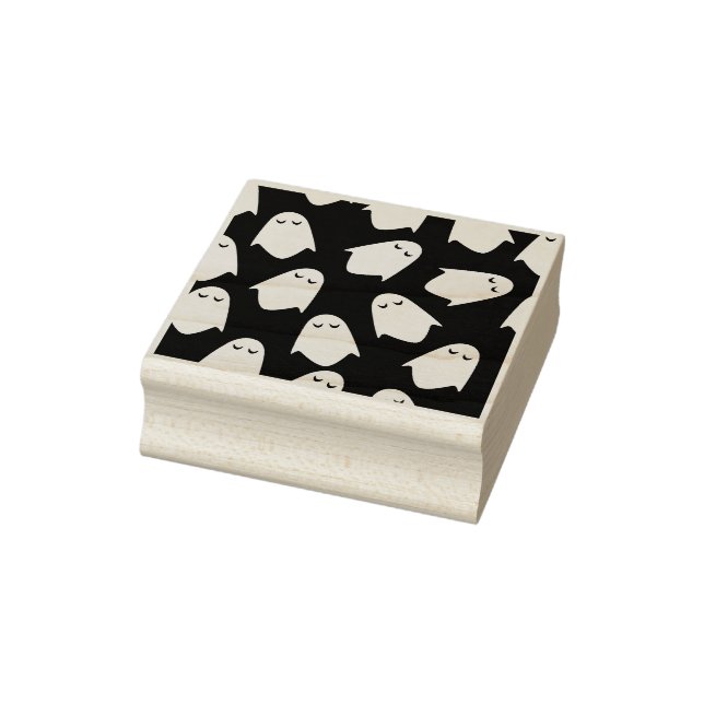 Ghosts pattern Silhouette art Briefmarke Gummistempel (Stempel)