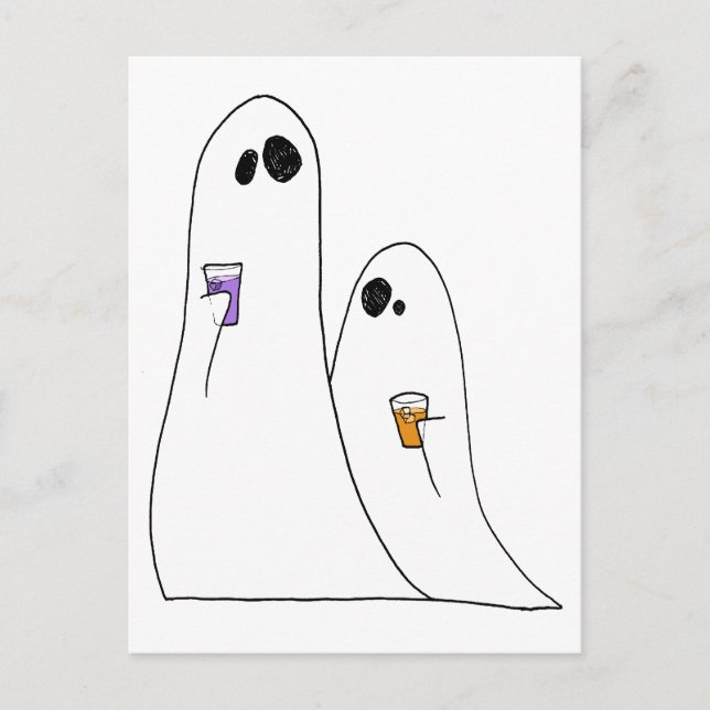 Ghosts Postkarte (Vorderseite)