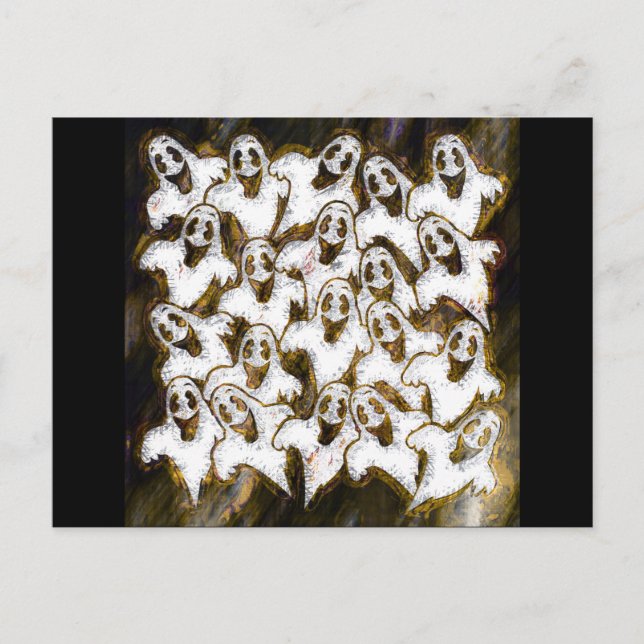 GHOSTS SAGEN BOO! POSTKARTE (Vorderseite)