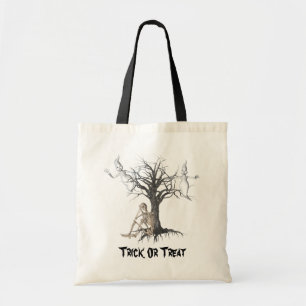 Ghosts Skeleton Halloween Funny Tote Bag Tragetasche
