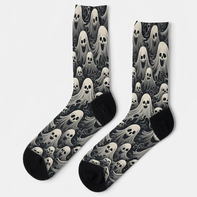 Ghosts Socken (Linkes Detail)