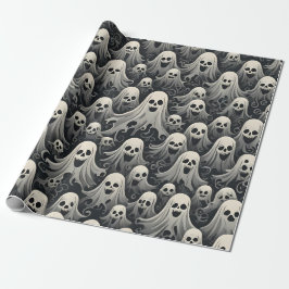 Ghosts Wrapping Paper Geschenkpapier