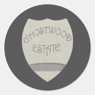 Ghostwood-Anwesen Runder Aufkleber