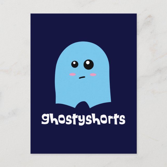 Ghostyshorts Postkarte (Vorderseite)