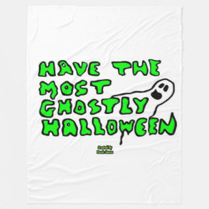 Ghoteliges Halloween-Fell Fleecedecke