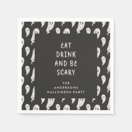 Ghotenes Halloween-Party, halloween napkins Serviette