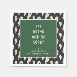 Ghotenes Halloween-Party, halloween napkins Serviette