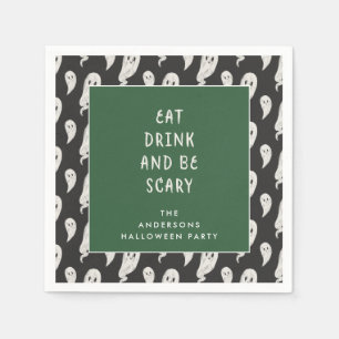 Ghotenes Halloween-Party, halloween napkins Serviette