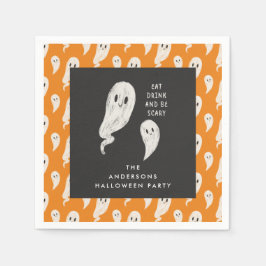 Ghotenes Halloween-Party, halloween napkins Serviette