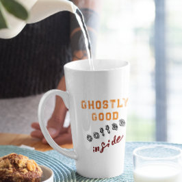 Ghotly Good Coffee White Halloween Milchtasse