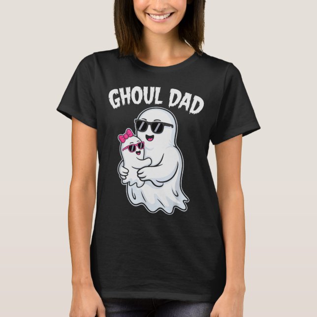 Ghoul Dad Shirt Männer Daddy Soky Halloween Geist  (Vorderseite)