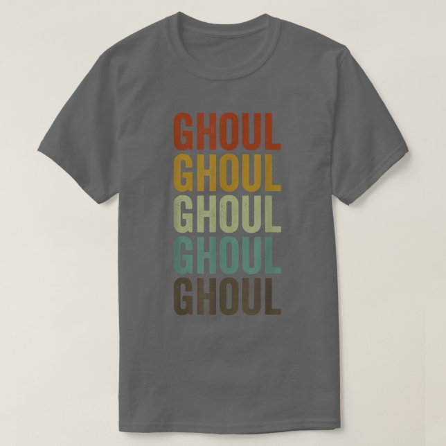Ghoul Fish Retro  T-Shirt (Design vorne)