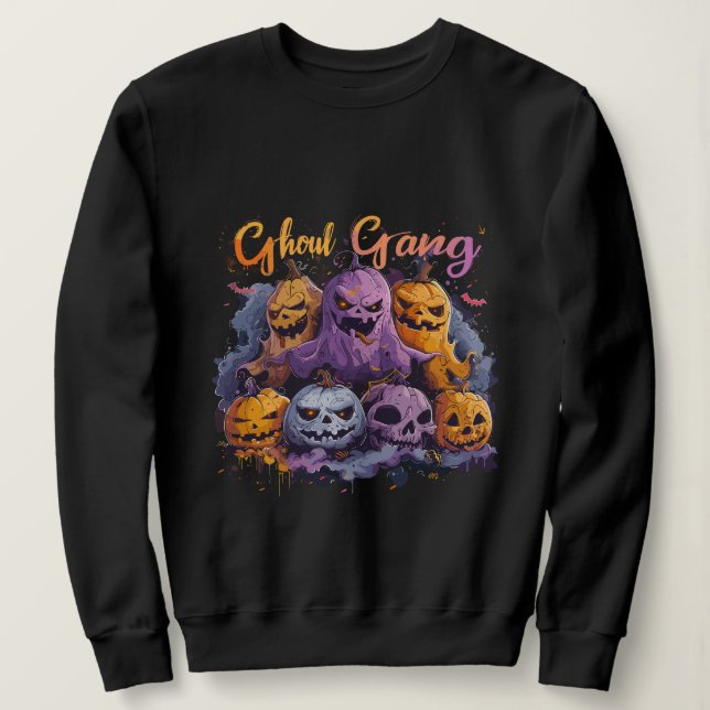 Ghoul Gang  | ExDesigner | Halloween Sweatshirt (Design vorne)