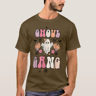 Ghoul Gang Groovy Hey Boo Pumpkin Boo Crew Hallowe T-Shirt