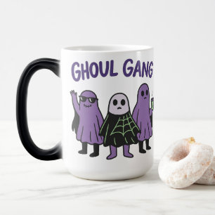 Ghoul Gang Lila Geistertruppe Kaffee Halloween Spa Verwandlungstasse