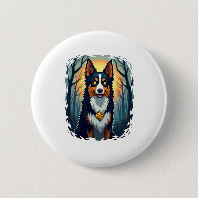 Ghoul Greyhound Dash Button (Vorderseite)