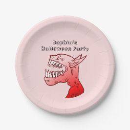 Ghoul mit einem schönen Lachen Pappteller