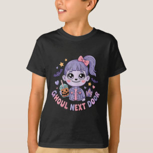 Ghoul Next Door Kawaii Zombie Girl Spooky Niedlich T-Shirt