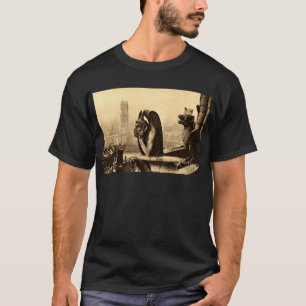 Ghoul Notre Dame, Paris Frankreich 1912 Vintag T-Shirt