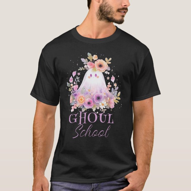 Ghoul School Teachers Halloween Ghost T - Shirt (Vorderseite)