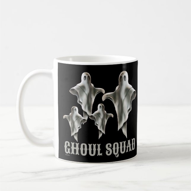 GHOUL SQUAD lustiger, spukhafter Geist Kaffeetasse (Links)