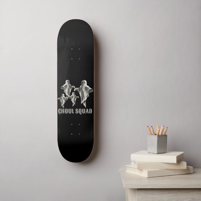 GHOUL SQUAD lustiger, spukhafter Geist Skateboard (Wandkunst)