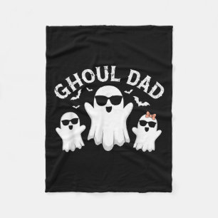 Ghoul Vater Vintag Daddy Ghost Funny Halloween Fleecedecke