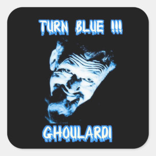 Ghoulardi (blau machen) Anpassbare Sticker