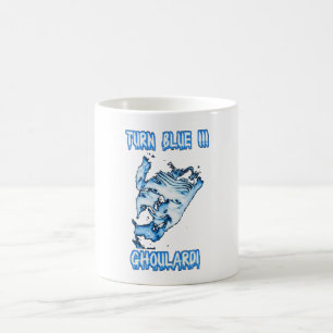 Ghoulardi (Drehung blau/transparent) 11 Unze. Tasse