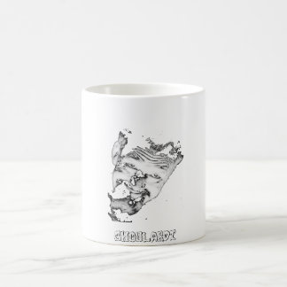 Ghoulardi (Schwarzes/transparentes) 11 Unze. Tasse