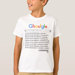 Ghoulgle Last Minute Halloween Kostümsuche 2017 T-Shirt