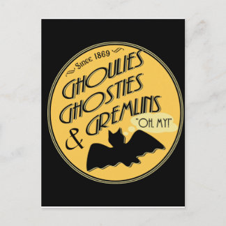 Ghoulies Ghosties und Gremlins Postkarte
