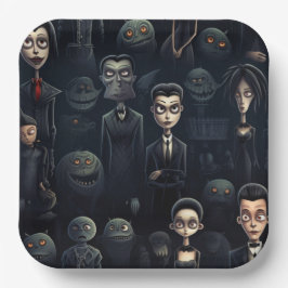 "Ghoulish Ghost Face Pappteller