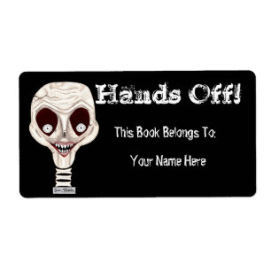 Ghoulish Skull Buchzeichen