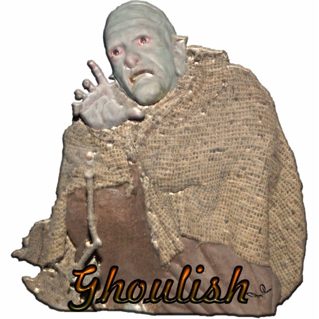 Ghoulish-Skulptur Freistehende Fotoskulptur (Vorne)