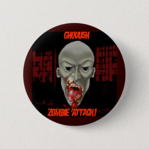 Ghoulish Zombie Attack Button