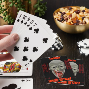 Ghoulish Zombie Attack Spielkarten