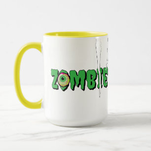 Ghoulishie Fun Funny Rippin' Zombie Halloween Tasse