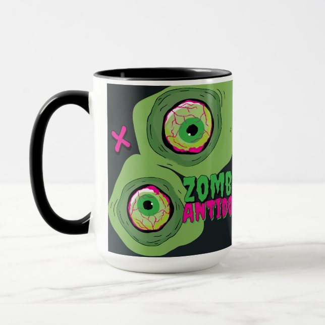 Ghoulishly Fun Zombie Antidote Aufstieg der Untote Tasse (Links)