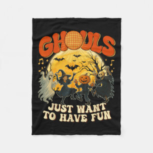 Ghouls einfach Gewollt, um Spaß Halloween-Party Co Fleecedecke