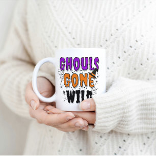 Ghouls Gone Wild Moderne Halloween-Tasse Kaffeetasse
