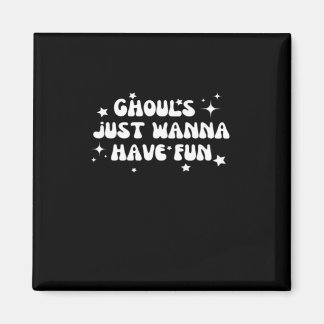 Ghouls haben einfach nur Spaß beim einfachen Desig Magnet