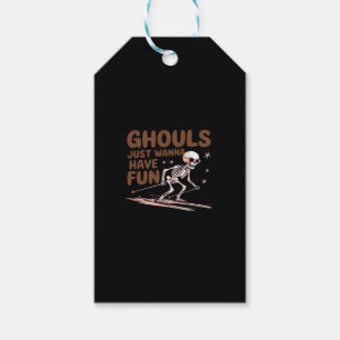 Ghouls haben nur Spaß zu Halloween und Herbst Geschenkanhänger