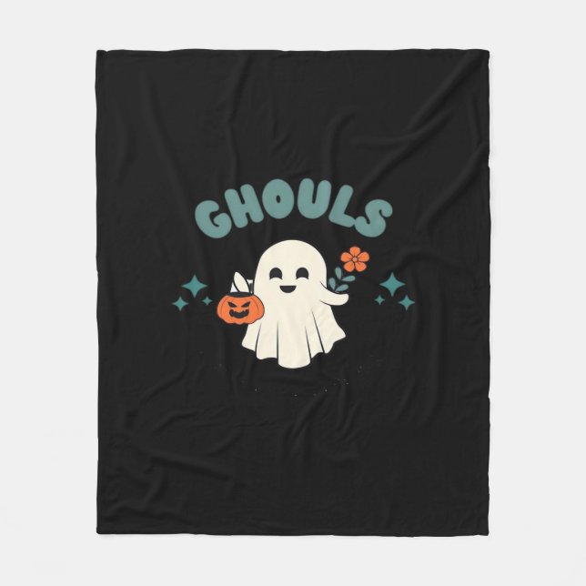 Ghouls Just Wanna haben Spaß Halloween Art Funny Q Fleecedecke (Vorderseite)