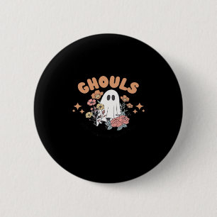 Ghouls Just Wanna haben Spaß Halloween Art Sloth D Button