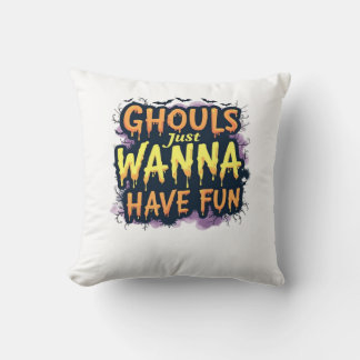 Ghouls just wanna have fun - Halloween Design Kissen