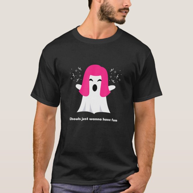 Ghouls just wanna have fun Halloween| Funny Retro T-Shirt (Vorderseite)