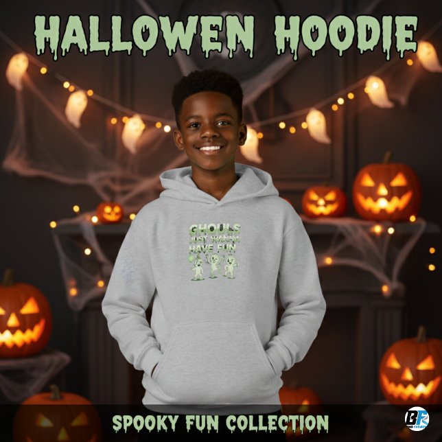 Ghouls just wanna Have Fun - Kid's Halloween Hoodie (Von Creator hochgeladen)