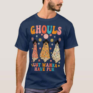 Ghouls Just Wanna Spaß haben, Halloween Ghouls Cow T-Shirt