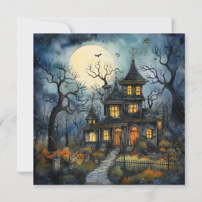 👻 🎉 Ghouls Night In: Ein Spooktacular Soiree! 🎉 Einladung (Vorderseite)